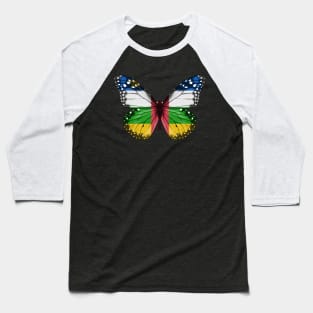 Central African Flag  Butterfly - Gift for Central African From Central African Republic Baseball T-Shirt